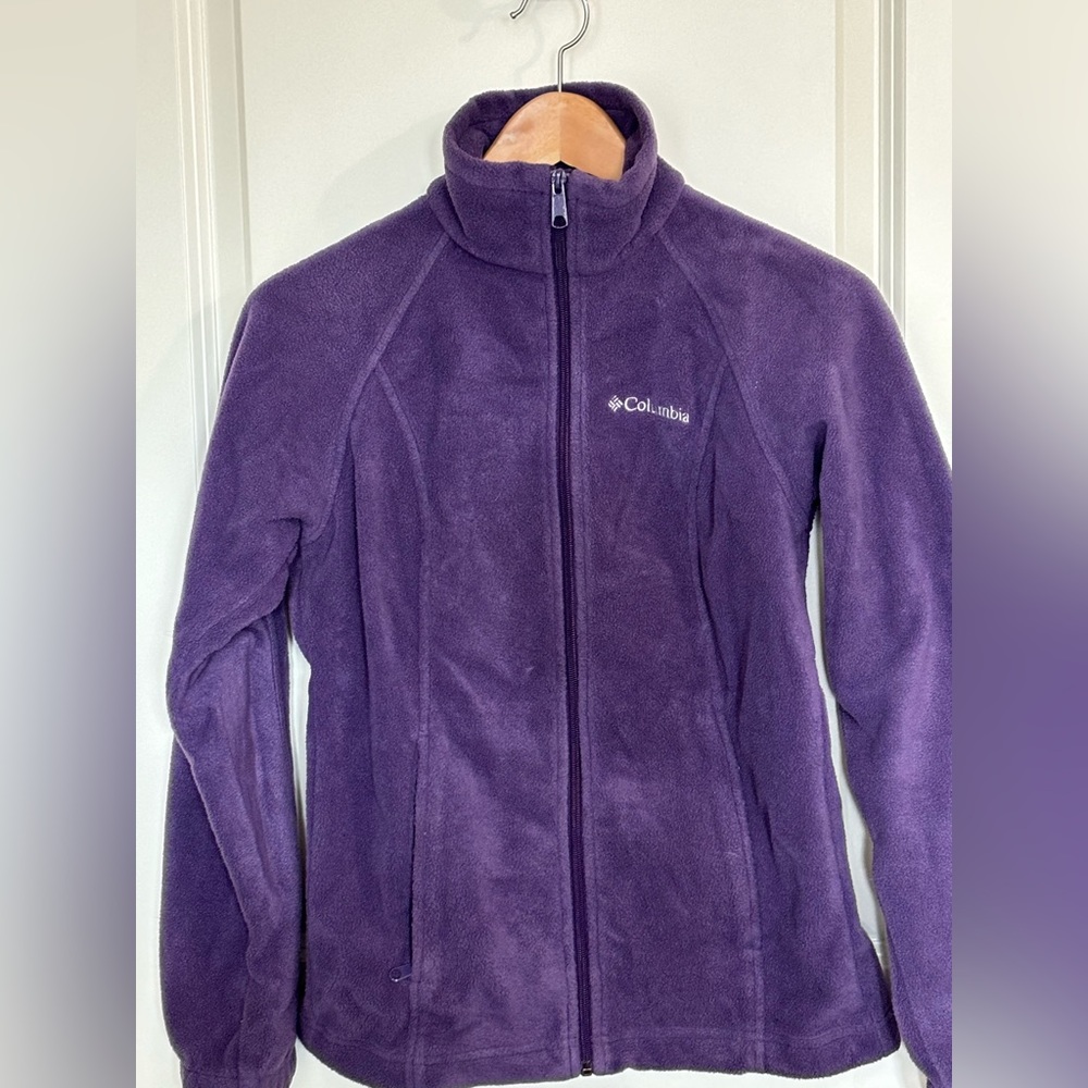 Purple North Face Fleece Jacket